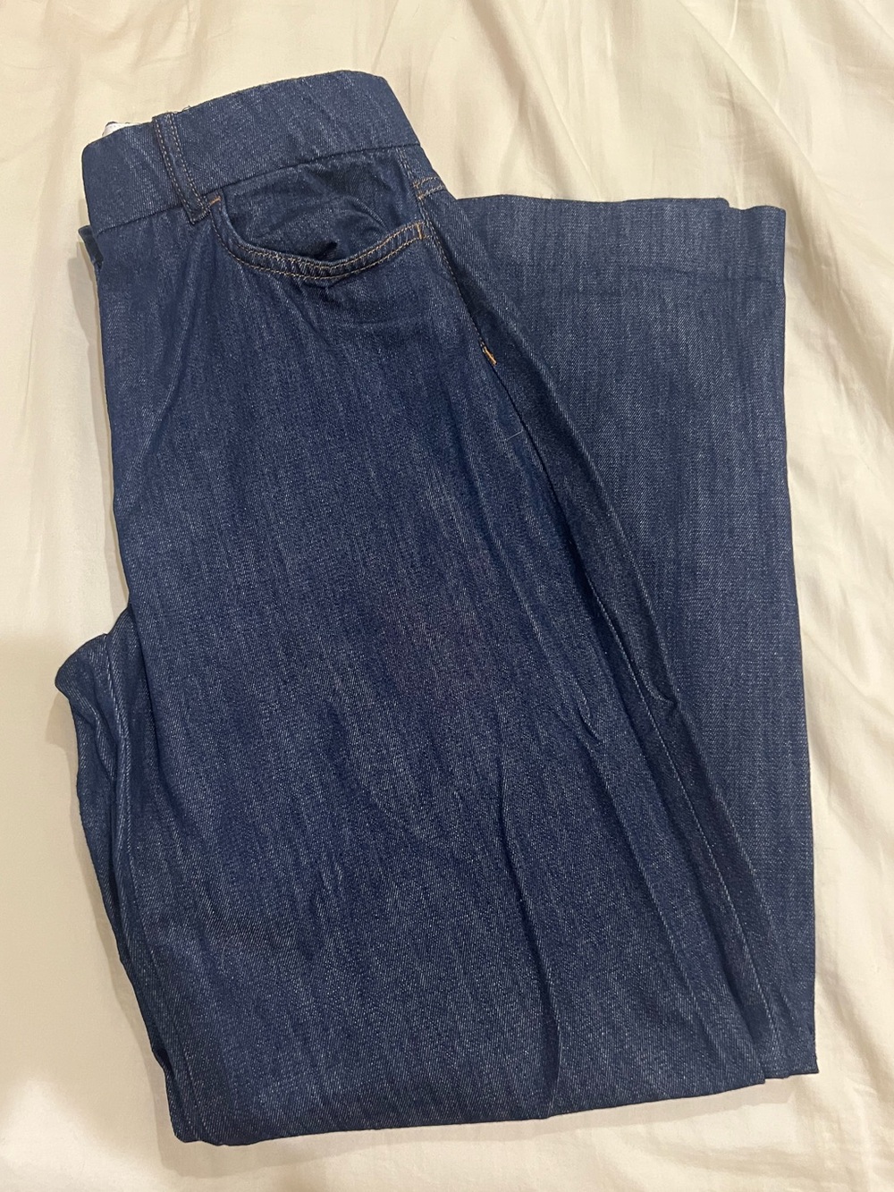 Zara Dark Blue Denim Trousers